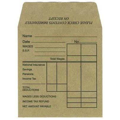 Agenda Wage Envelopes 1